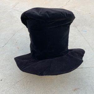 Mad hatter black velvet Fantasy Hat Collection